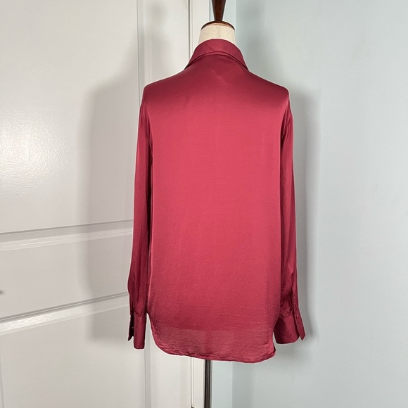 Massimo Dutti essential Button Down Shirt size 2 - Picture 8 of 10